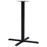 Bistrotafelpoot 76x76x107 cm gietijzer zwart - thumbnail