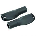 Ergotec Grip aero 2 set handvatten 2x132mm zwart/grijs