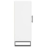 Dressoir 34,5x34x90 cm bewerkt hout wit - thumbnail