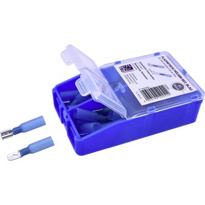 TRU COMPONENTS TC-6646704 Assortiment kabelschoenen 1.50 mm² - 2.50 mm² Blauw 60 stuk(s)