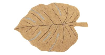 Vloerkleed Natural Monstera LORENA CANALS okergeel