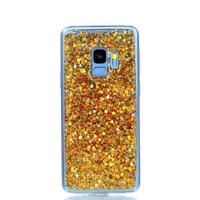 Voor Galaxy S9 Glitter poeder zachte TPU beschermende Case(Gold) - thumbnail