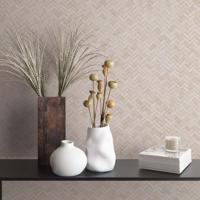 Noordwand Botanica Behang met rotan vlechtwerk 33333 - thumbnail