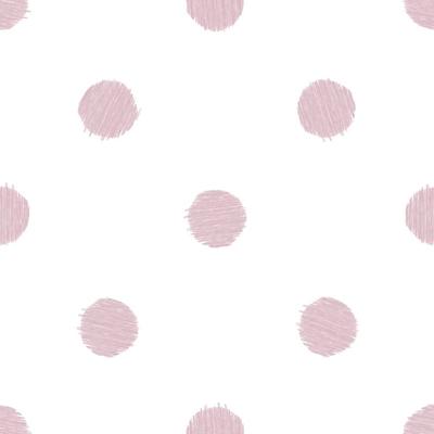 Noordwand behang urban friends & coffee dots wit en roze