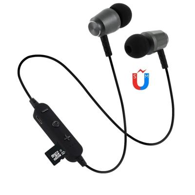 F15 Bluetooth 4.2 Hanging Neck Design Bluetooth Headset Support Music Play & Switching & Volume Control & Answer(Black)