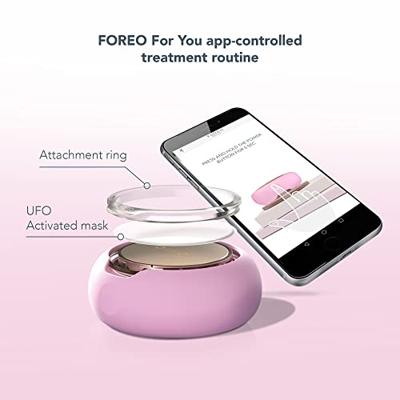 Foreo Ufo LED Thermo Activated Smart Mask - Pearl Pink 1 stuk Gerichte behandeling 1 pc Dames