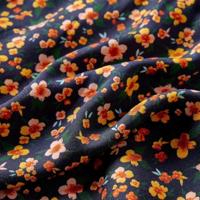 Kinderjurk met lange mouwen 140 marineblauw - thumbnail