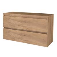 Badmeubelset BWS Salt 120x46cm Greeploos 2 Lades Met Afdekplaat Whisky Oak - thumbnail