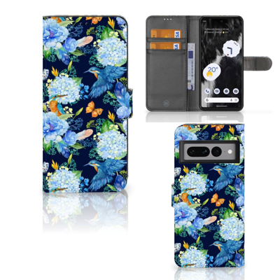 Telefoonhoesje | Met pasjeshouder | voor Google Pixel 7 Pro IJsvogel Telefoonhoesje | Met pasjeshouder | voor Google Pixel 7 Pro IJsvogel
