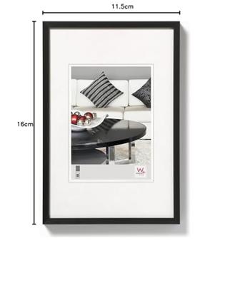 Walther aluminiumlijst 10x15cm zwart