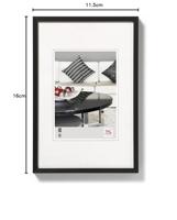 Walther aluminiumlijst 10x15cm zwart - thumbnail
