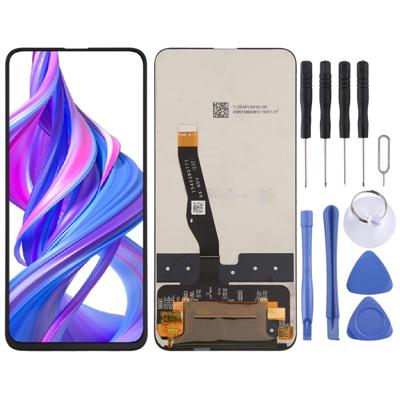 LCD-scherm en digitizer volledige montage voor Huawei Honor 9X (zwart)
