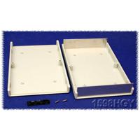 Hammond Electronics 1598HGY Instrumentbehuizing 280 x 200 x 40 ABS Grijs 1 stuk(s) - thumbnail