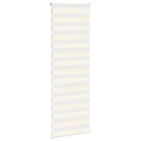 VidaXL Zebra rolgordijn 75x200 cm stofbreedte 70,9 cm marmerbeige - thumbnail