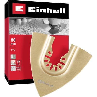 Einhell 708070 Delta Raspel HM, 80mm Hardmetaal Rasp 80 mm 1 stuk(s)