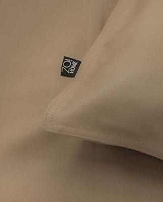 Zo Home Satinado Dekbedovertrekset Uni Katoen Satijn - praline brown