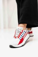 Dsquared2 80197 02 Sneakers Dames Wit/Rood - Maat 37 - Kleur: RoodWitBlauw | Soccerfanshop - thumbnail