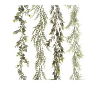 Decoris Guirlande sneeuwfinish 180cm assorti - thumbnail