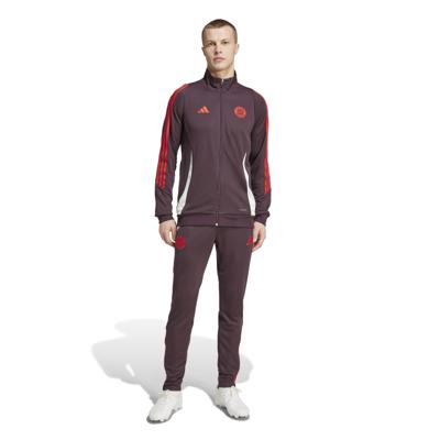 adidas Bayern München Trainingspak Full-Zip 2024-2025 Bordeauxrood Rood Wit adidas Bayern München Trainingspak Full-Zip 2024-2025 Bordeauxrood Rood Wit