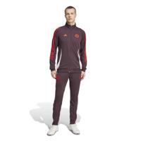 adidas Bayern München Trainingspak Full-Zip 2024-2025 Bordeauxrood Rood Wit - thumbnail
