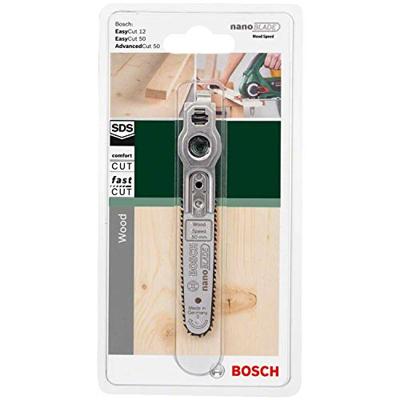 Bosch Home and Garden 2609256D84 nanoBLADE Wood Speed 50 Micro-kettingzaagblad Geschikt voor EasyCut 12, EasyCut 50, AdvancedCut 18, AdvancedCut 50