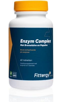 Fittergy Enzym Complex met Bromelaïne en Papaïne Tabletten Fittergy Enzym Complex met Bromelaïne en Papaïne Tabletten