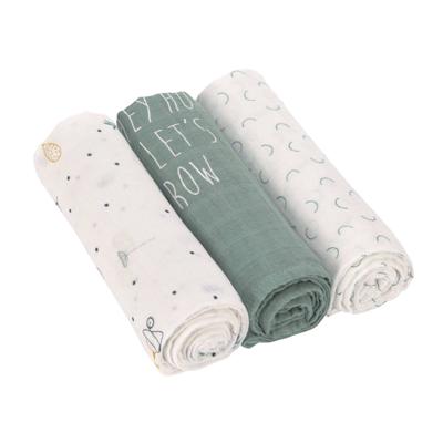 Lässig Heavenly soft Swaddle doek L Garden Explorer boys 3 stuks 80 x 80 cm dekentje slab Lässig Heavenly soft Swaddle doek L Garden Explorer boys 3 stuks 80 x 80 cm dekentje slab