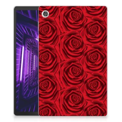 Lenovo Tab M10 Plus | Siliconen hoesje | Red Roses Lenovo Tab M10 Plus | Siliconen hoesje | Red Roses