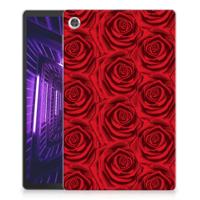 Lenovo Tab M10 Plus | Siliconen hoesje | Red Roses - thumbnail