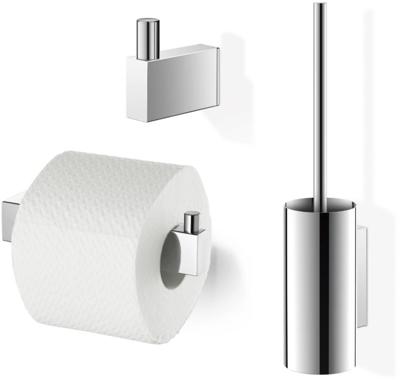 ZACK Linea Toilet accessoireset 3-in-1 glans RVS ZACK Linea Toilet accessoireset 3-in-1 glans RVS