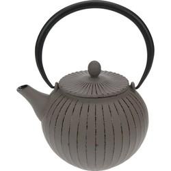 Theepot Lantern Grey met filter gietijzer