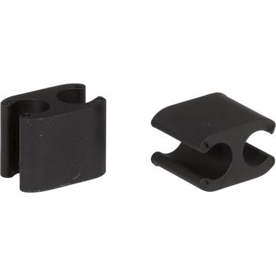 Elvedes kabelclips duo pvc voor di2 5,0 mm + 2,5 mm zwart (50 stuks)