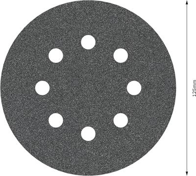 Bosch Accessories Best for Stone 2608605117 Excenterschuurpapier Met klittenband, Geperforeerd Korrelgrootte (num) 120 (Ø) 125 mm 5 stuk(s) - thumbnail