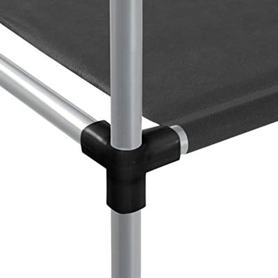 Opbergrek voor boven wasmachine 87x55x90,5 cm ijzer zwart