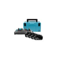 Makita Accu Starterset 18V DC18RD 4xBL1860B - 198091-4 - thumbnail