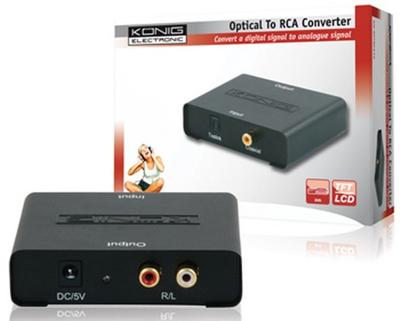 S/PDIF digitaal naar analoog audio omvormer