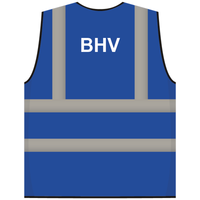 RWS veiligheidsvest BHV blauw - RWS veiligheidsvest BHV blauw RWS veiligheidsvest BHV blauw - RWS veiligheidsvest BHV blauw