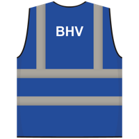 RWS veiligheidsvest BHV blauw - RWS veiligheidsvest BHV blauw - thumbnail