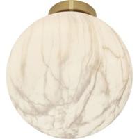 its about RoMi Plafondlamp 'Carrara' 28cm, Marmerlook, kleur Wit - thumbnail