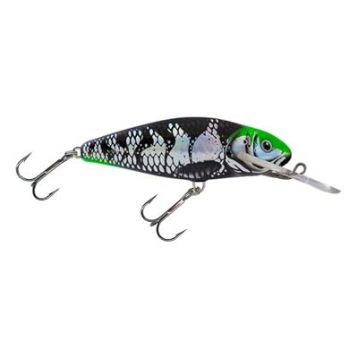 Salmo Perch Deep Runner 8cm Holographic Dark Green Head