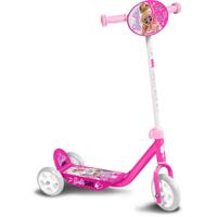 Mattel 3-wiel kinderstep barbie meisjes roze - thumbnail