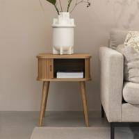 Zuiver Bijzettafel/Nachtkastje 'Barbier' Hout, 45 x 45cm - thumbnail