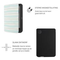 Lunso Kobo Clara BW / Clara Colour hoesje (6 inch) - Vegan Saffiano Leren Sleep Cover - Soft Surf - thumbnail