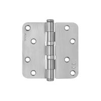 AXA kogellagerscharnier - 89x89x2,5mm - afgerond - RVS geborsteld - thumbnail