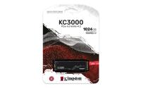 Kingston KC3000 1 TB M.2 SSD harde schijf PCIe NVMe 4.0 x4 SKC3000S/1024G - thumbnail