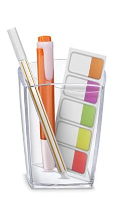 CepPro pennenbakje, 2 vakken, transparant