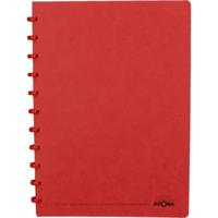 Atoma schrift, ft A4, 144 bladzijden, geruit 5 mm, rood - thumbnail