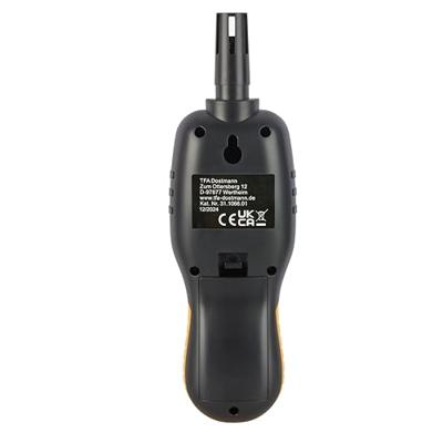 TFA Dostmann Digitales Profi-Thermo-Hygrometer 31.1066.01 Thermo- en hygrometer Zwart, Geel TFA Dostmann Digitales Profi-Thermo-Hygrometer 31.1066.01 Thermo- en hygrometer Zwart, Geel