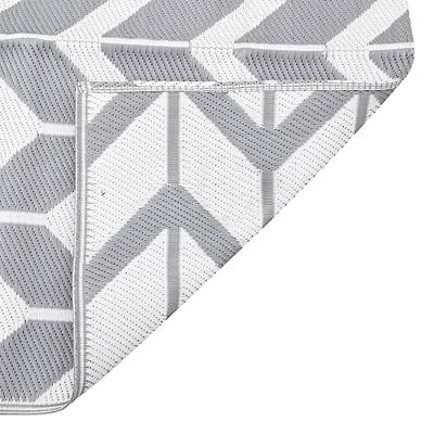 VidaXL Buitenkleed arakil 160x230 cm polypropeen grijs