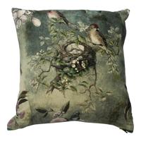 Fluwelen Kussen Charming Vogelnest (45 x 45 cm) - thumbnail